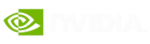 NVIDIA (White) Logo Horizontal 150x44px